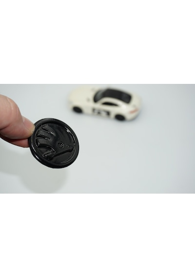 Dk Tuning Skoda Direksiyon Siyah 43mm Logo Amblem Arma