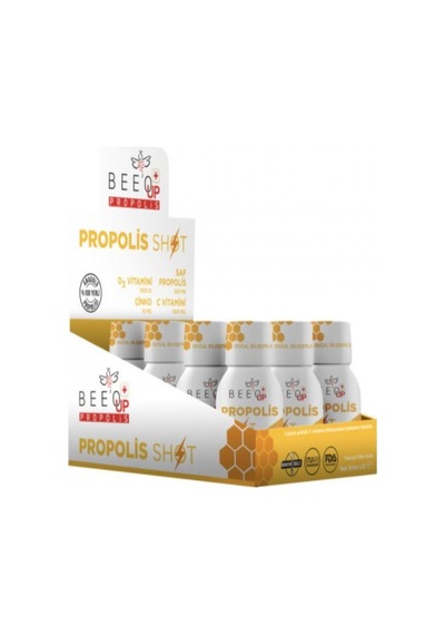 Beeo Up Propolis Çinko D3 C Shot 50 Ml - 12 Adet