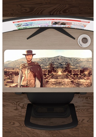 İyi Kötü Çirkin V3 70x30 Xl Gaming Kauçuk Kaymaz Taban Mouse Pad Fare Altlığı