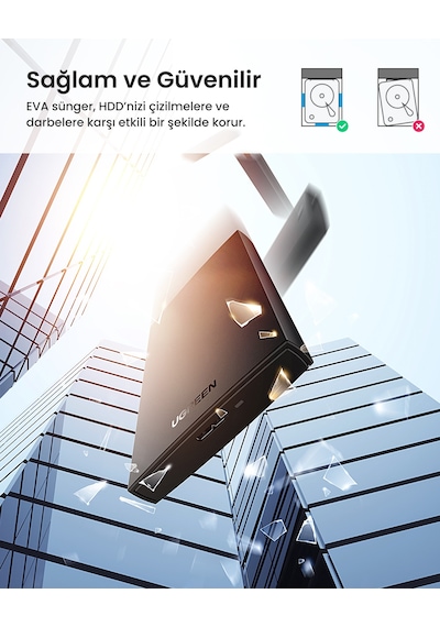 Ugreen 2.5 Usb 3.0 To Sata Hard Disk Kutusu, 60353