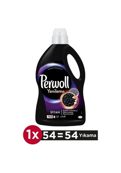 Perwoll Siyah Renkliler için Sıvı Çamaşır Deterjanı 54 Yıkama 4 x 2.97 L