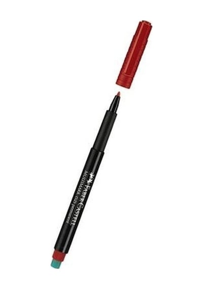 Permanent Kalem M Kırmızı Faber