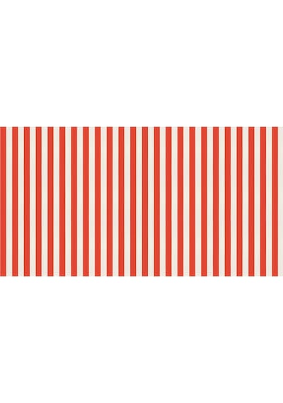 Meri Meri - Red Striped Tablecloth - Kırmızı Çizgili Masa Örtüsü