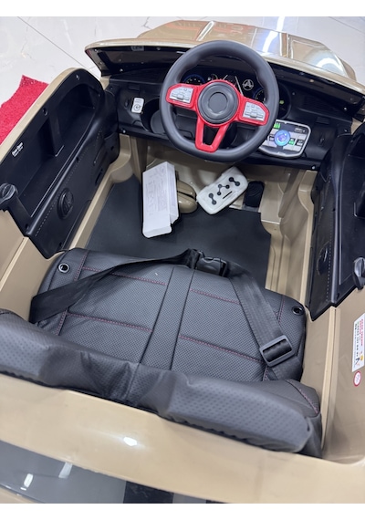 Poyraz Akülü Suv Akülü Araba 12v 0-8 Yaş Özel Plaka Bej
