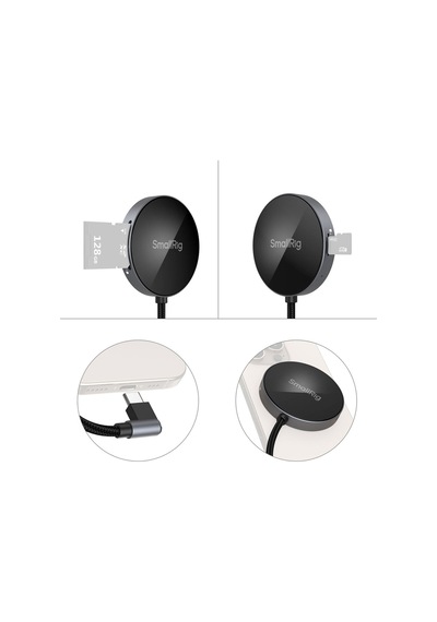 Smallrig - 4870 Çok Fonksiyonlu Magsafe Kart Okuyucu