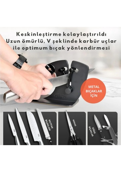 Lebenlang Profesyonel Bıçak Açıcısı, 15-45 Ayarlanabilir V-bıçak, Kesme & Bıçak Şarpnörü Çakı & Bıçak Aksesuarları