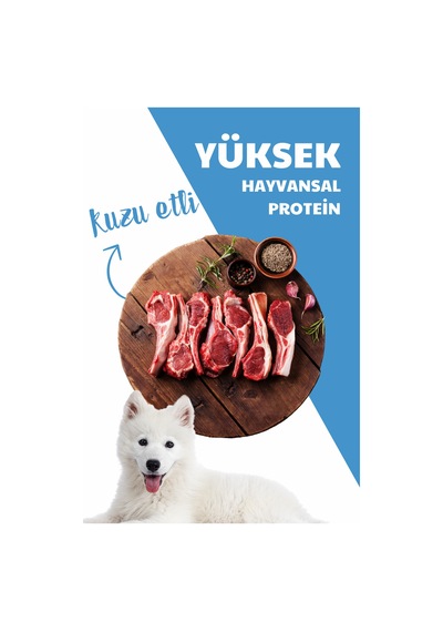 Herbamax Puppy Kuzu Etli ve Pirinçli Yavru Köpek Maması 10 KG