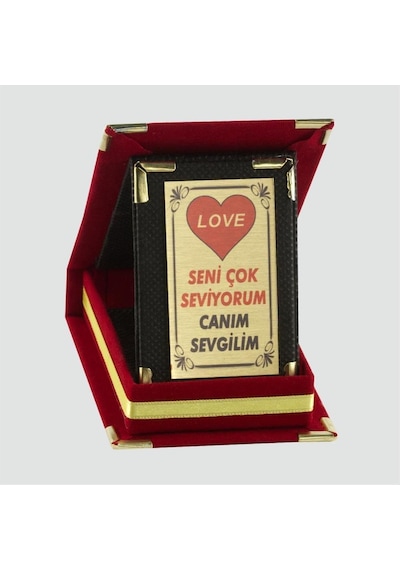 Canım Csmtex - 27 Sevgilim Plaketi-kırmızı Çok Renkli