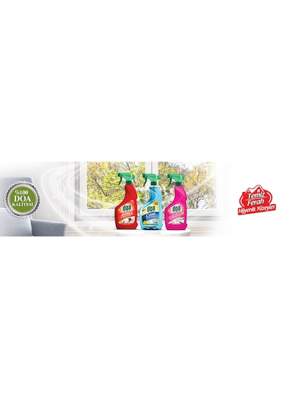 Doa Banyo Extra Güç Temizlik Spreyi 1 Lt X 6 Adet 6'lı Set