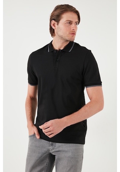 Buratti Pamuklu Regular Fit Erkek Polo Yaka T Shirt 5902063 Siyah