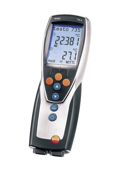 Testo - 735-2 - 0563 7352 - Sıcaklık Ölçümü İçin Sıcaklık Ölçüm Cihazı 3 Kanallı
