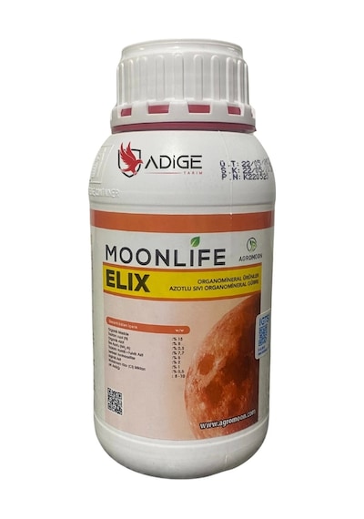 Moonlife Elix Azotlu Sıvı Organomineral Gübre Humik Fulvik Asit Ve Amino Asit 500 Cc 500 ML
