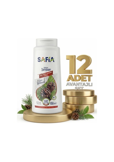 Safia Saç Dökülmesine Karşı Şampuan 12x650 Ml