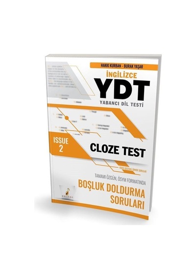YDT İngilizce Cloze Test Issue 2 - Burak Yaşar - Pelikan Yayınları