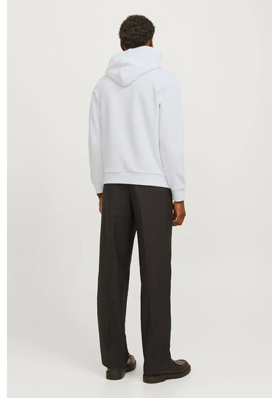 Jack & Jones Jprblaharold Kapüşonlu Erkek Sweat 12271193 BEYAZ