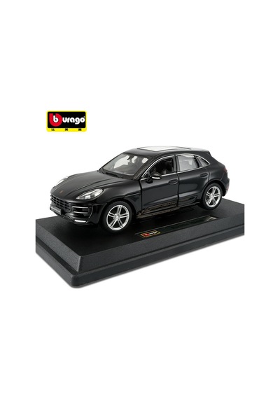 Burago Porsche Macan 1/24 Siyah Model Araba Burago Porsche Macan 1/24 Siyah Model Araba
