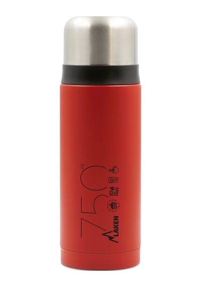 Laken Paslanmaz Çelik THERMO FLASK 0,75L RED -  LK1875R Kırmızı