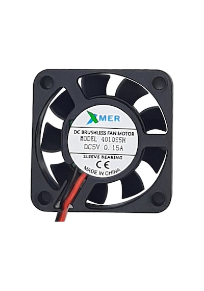 Xmer 40X40X10Mm 5V 0.15A 2 Kablolu Fan