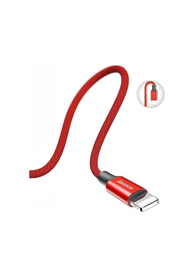 Baseus Yiven Lightning 1.2m. Kablo-Kırmızı