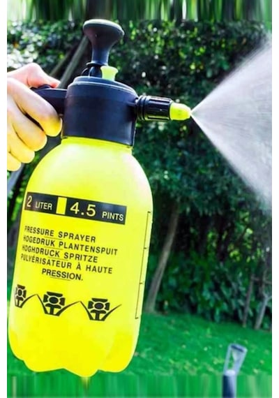 2 Litre Basınçlı İlaçlama Ve Dezenfekte Pompası Ayarlanabilir Nozullu, El Pompası Tipi Püskürtücü