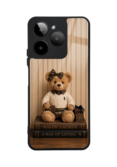 Gm Era 30 Preppy Teddy Classic Tasarımlı Glossy Telefon Kılıfı Kahverengi