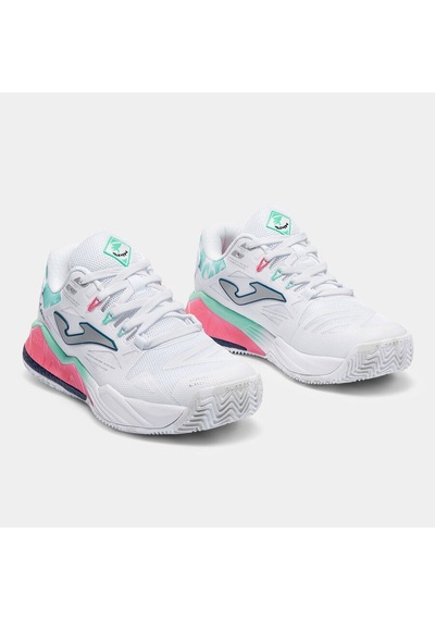 Joma Tspıls2602om Spin Kadın Padel Ayakkabısı Beyaz/pembe