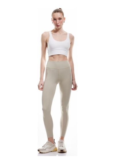 Koton Normal Bel Dikiş Detaylı Skinny Fit Spor Tayt Gri 5sak40250nk Gri