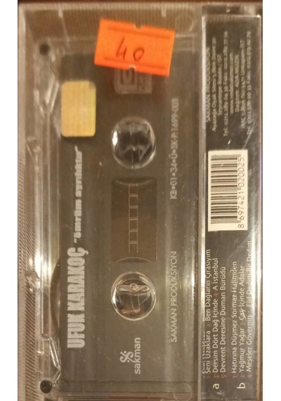 Plak Değildir Kaset Tir Ufuk Karakoç Ömrüm Ayrılıktır Kaset