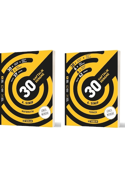 Hız 2026 6. Sınıf Matematik + Türkçe Haftalık Deneme Seti 2 Kitap