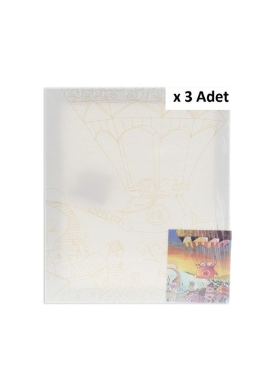 Bigpoint Baskılı Tuval Printing Canvas 24x30cm X 3 Adet