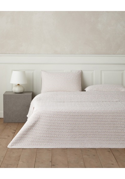 English Home Belle Band Çift Kişilik Yatak Örtüsü Takımı 200x220 Cm Pembe Pembe