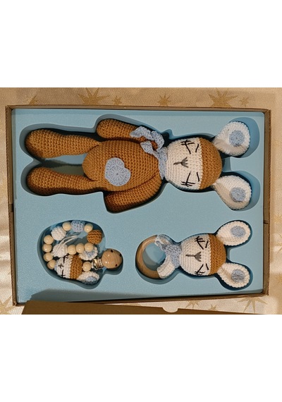Organik Yeni Doğan Amugurumi Seti 003