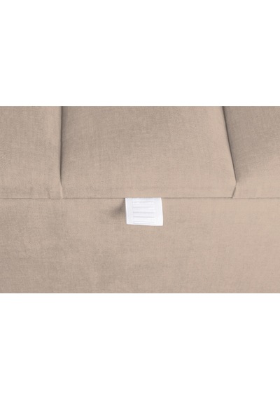 Vetra Mini Royal Bej Kumaş Sandıklı Dekoratif Puf&bench-dilimli Model-gümüş Ayak-modern Puf