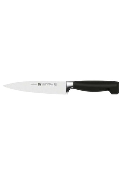 Zwilling Four Star 8 Parça Blok Bıçak Seti Doğal Ahşap Bloklu, Paslanmaz Çelik Ve Ahşap, Siyah 6999