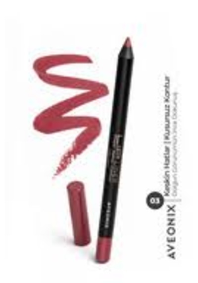 Aveonıx Lip Liner 03 İpeksi Dokulu Kolay Uygulanan Net Ve Pürüzsüz Çizgi Dudak Kalemi
