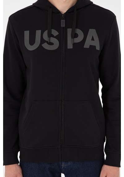 U.S. Polo Assn. U.s. Polo Assn. Erkek Örme Kapüşonlu Hırka 1926816 siyah
