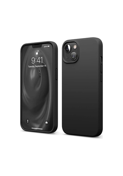 Mey İthalat Apple iPhone Uyumlu 14 Kılıf First Silikon - Siyah