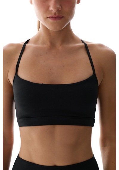 Penti Lycra Siyah Cream Hafif Destek Çıkarılabilir Pedli Racerback Spor Sütyeni