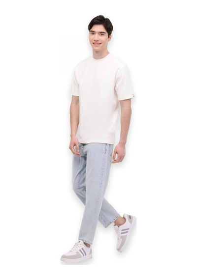 Lumberjack C Neck Bs60 4fx Krem Erkek T-shirt