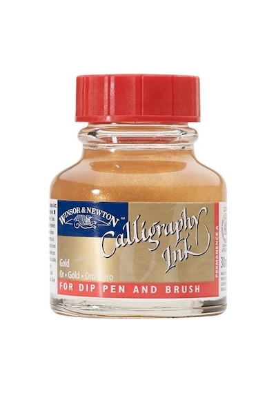 Winsor Newton Kaligrafi Mürekkebi 30Ml - Gold