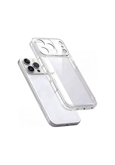 Fibaks iPhone 17 Pro Max Uyumlu Kılıf Şeffaf Kamerası Full Korumalı Yumuşak Darbe Emici Ince Esnek Silikon Kapak