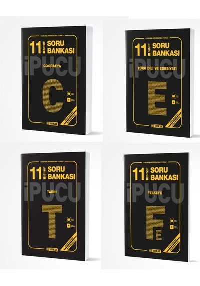 Hız 11. Sınıf Edebiyat + Tarih + Coğrafya + Felsefe Soru Seti 4 Kitap 2023
