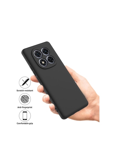 Redmi Note 14 Pro Plus Uyumlu Silikon Kılıf - Pastel Renk Tonu Esnek Tam Koruma Kapak  - Gri