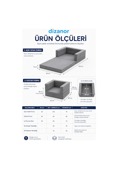 Cozygo Katlanabilir Çocuk Koltuğu Ve Yatağı 3 Ü 1 Arada Antislip Tabanlı Taşınabilir Oyun Alanı Gri