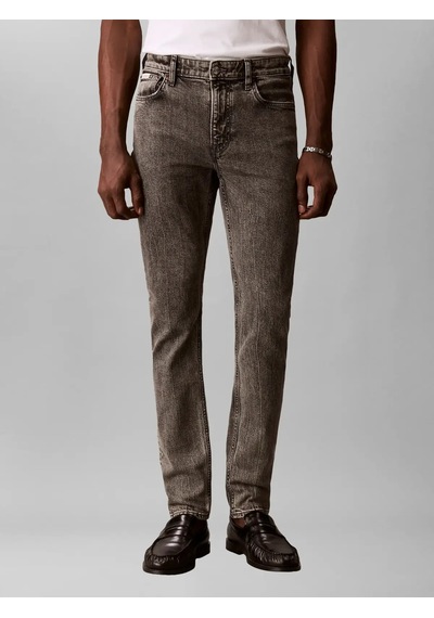 Calvin Klein Slım Taper Oyster Gr, At3, 30, 32 Gri Erkek Kot Pantolon