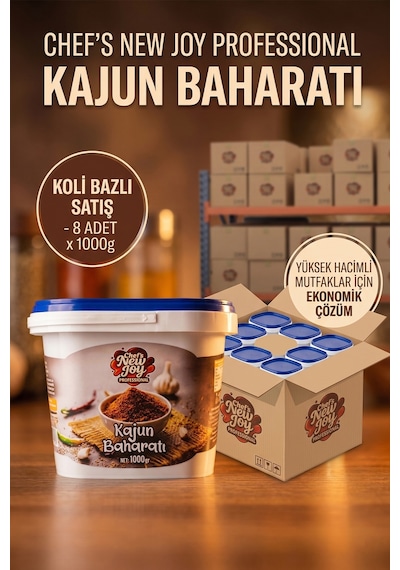 Kajun Baharatı 1000 G X 8 Adet - 1 Koli Koli Bazlı Avantaj Paketi