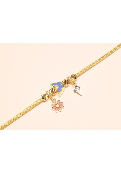 Altın Charm Çocuk Künyesi Guler1002701 Sarı Altın