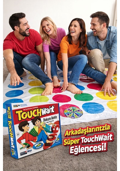 Touchwait Dokun Bekle Denge Oyunu Hareket Et, Dengenizi Koru Eğlenceli Aile Oyunu Yerli Üretim
