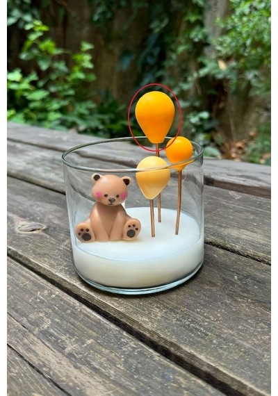 Rufus Concept Balon Elips Büyük Boy Silikon Mum Kalıbı Genel
