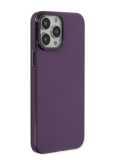 Apple İphone 13 Pro Max Kılıf Anka Pc Sert Metal Kapak